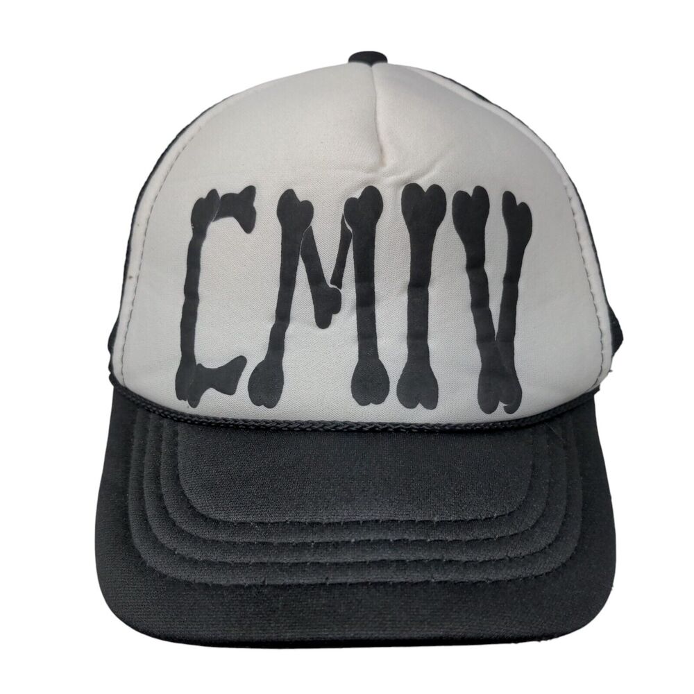 CMIV Snapback Mesh Back Rope Trucker Hat Black Youth Colorblock Otto